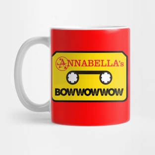 Annabella's Bow Wow Wow Cassette Logo OFFICIAL MERCH T-Shirt Mug